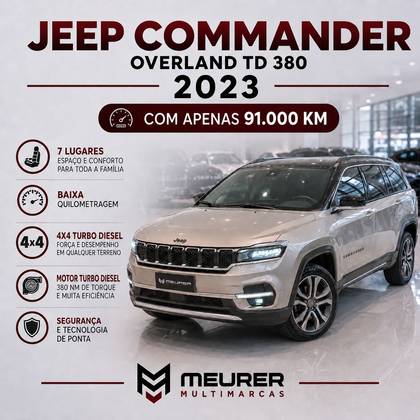 JEEP COMMANDER 2.0 TD380 TURBO DIESEL OVERLAND AT9 JEEP COMMANDER 2.0 TD380 TURBO DIESEL OVERLAND AT9